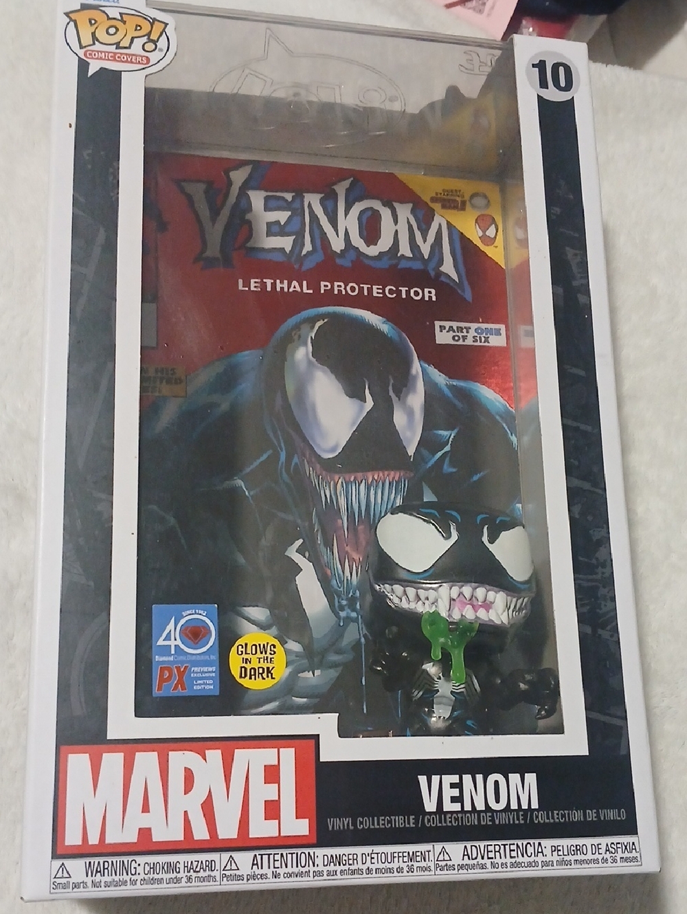 Marvel Venom Pop! Vinyl — Black, White & Green #10